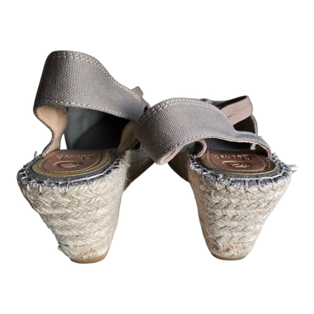 Vidoretta Espadrille Slingback‎ Wedge Beige Made In Spain Size 9.5 - Picture 5 of 5